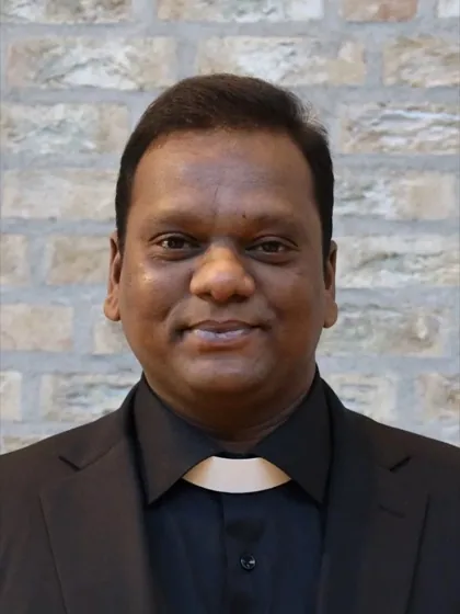 Portrett av p. Vinoth Kumar Ambeth SCJ
